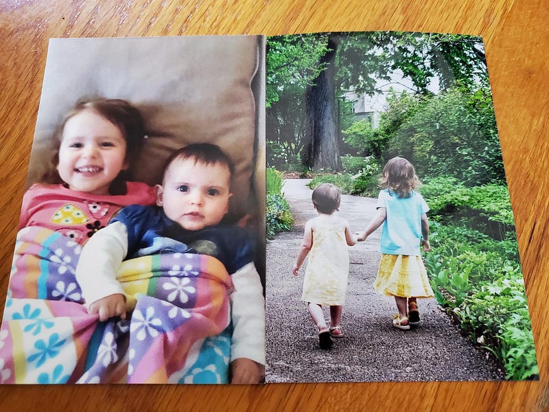 Nostalgic photos of my nieces, Sienna and Sydney Bryn.