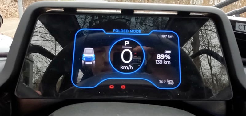 CT-2 dashboard layout for optimal driver experience.