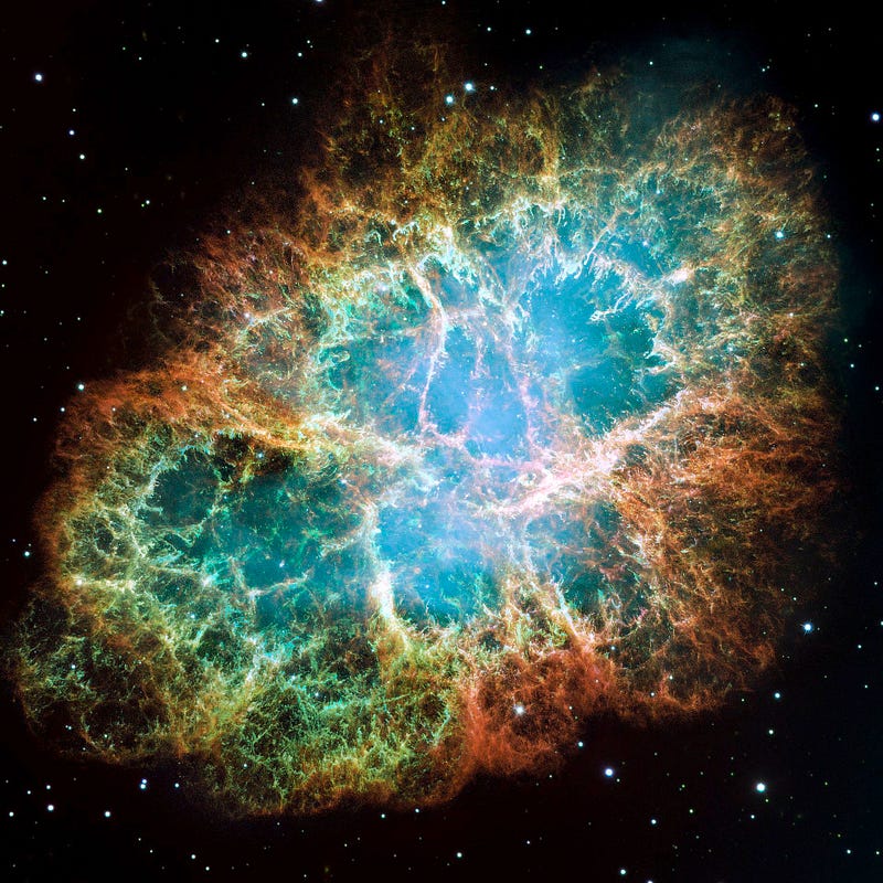 Supernova remnant: The majestic Crab Nebula