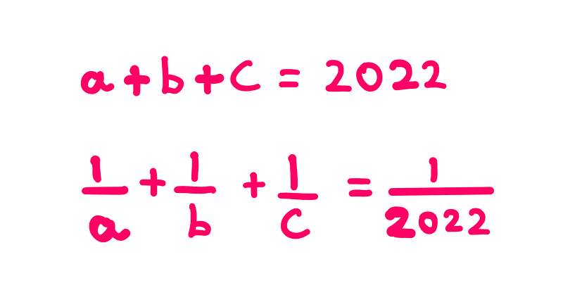 Equation illustrations depicting the problem