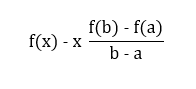 Function representation for the proof