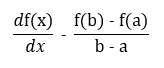 Derivative calculation for the proof