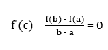 Setting the derivative to zero in the proof