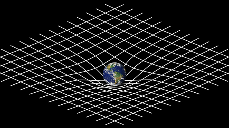 Gravitational forces illustrated by NASA