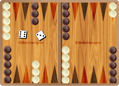 Figma version of the strategic game Backgammon