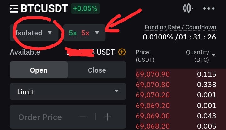 Setting Trade Parameters