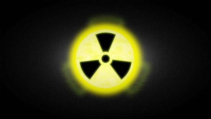 Illustration depicting various types of radiation