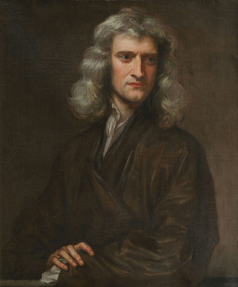 Portrait of Sir Isaac Newton