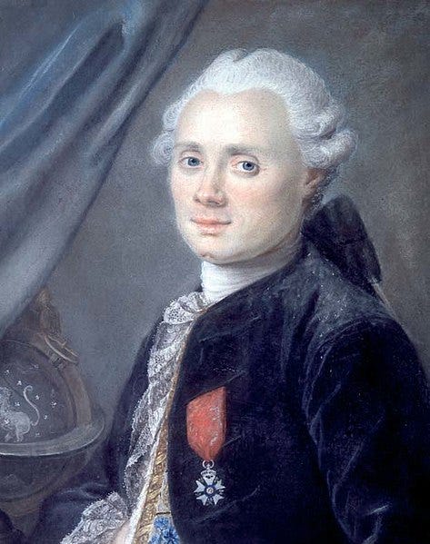 Portrait of Charles Messier, the catalog creator