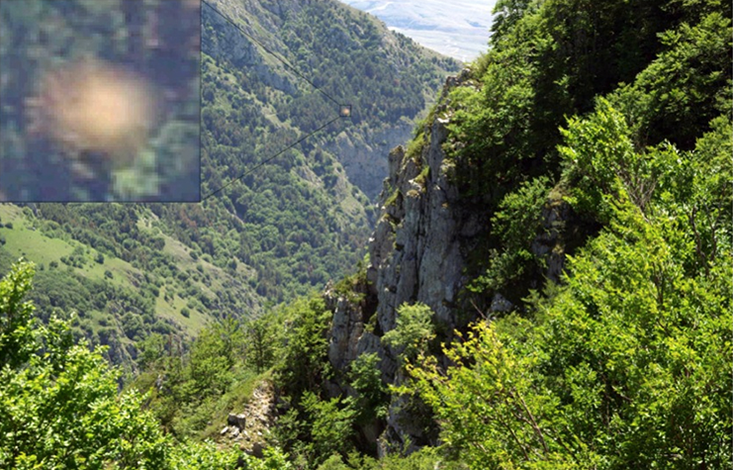 Luminous phenomenon observed in Celano Gorges, Italy