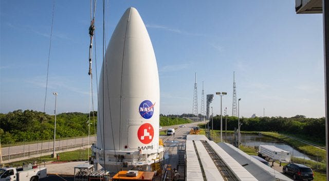 Perseverance rover onboard Atlas V rocket